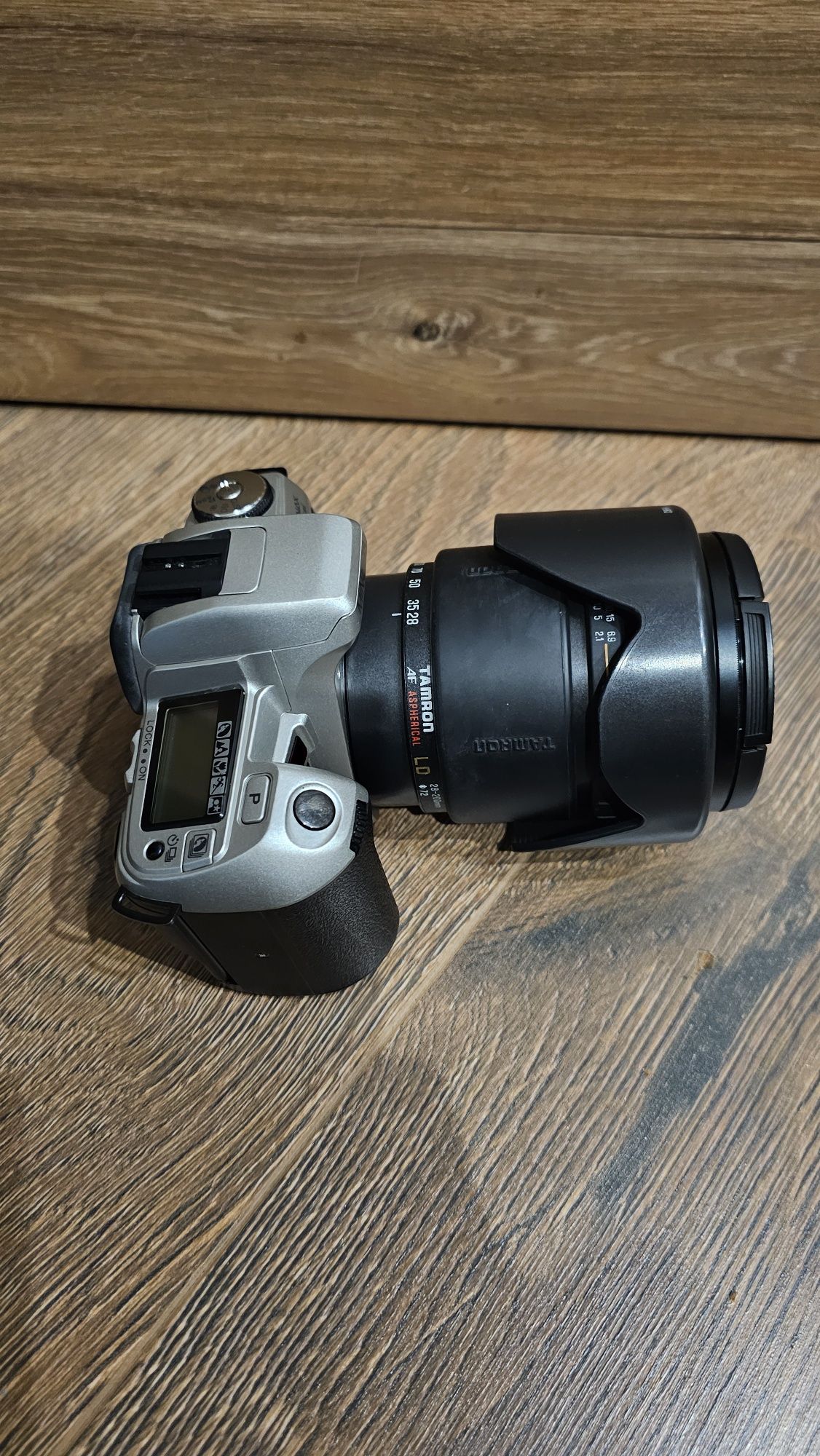 Aparat fotograficzny Minolta Dynax 505si obiektyw Tamron 28-200mm