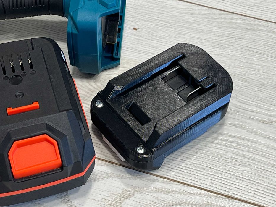 Адаптер перехідник з Makita, ProCraft на акб Dnipro m 3д друк