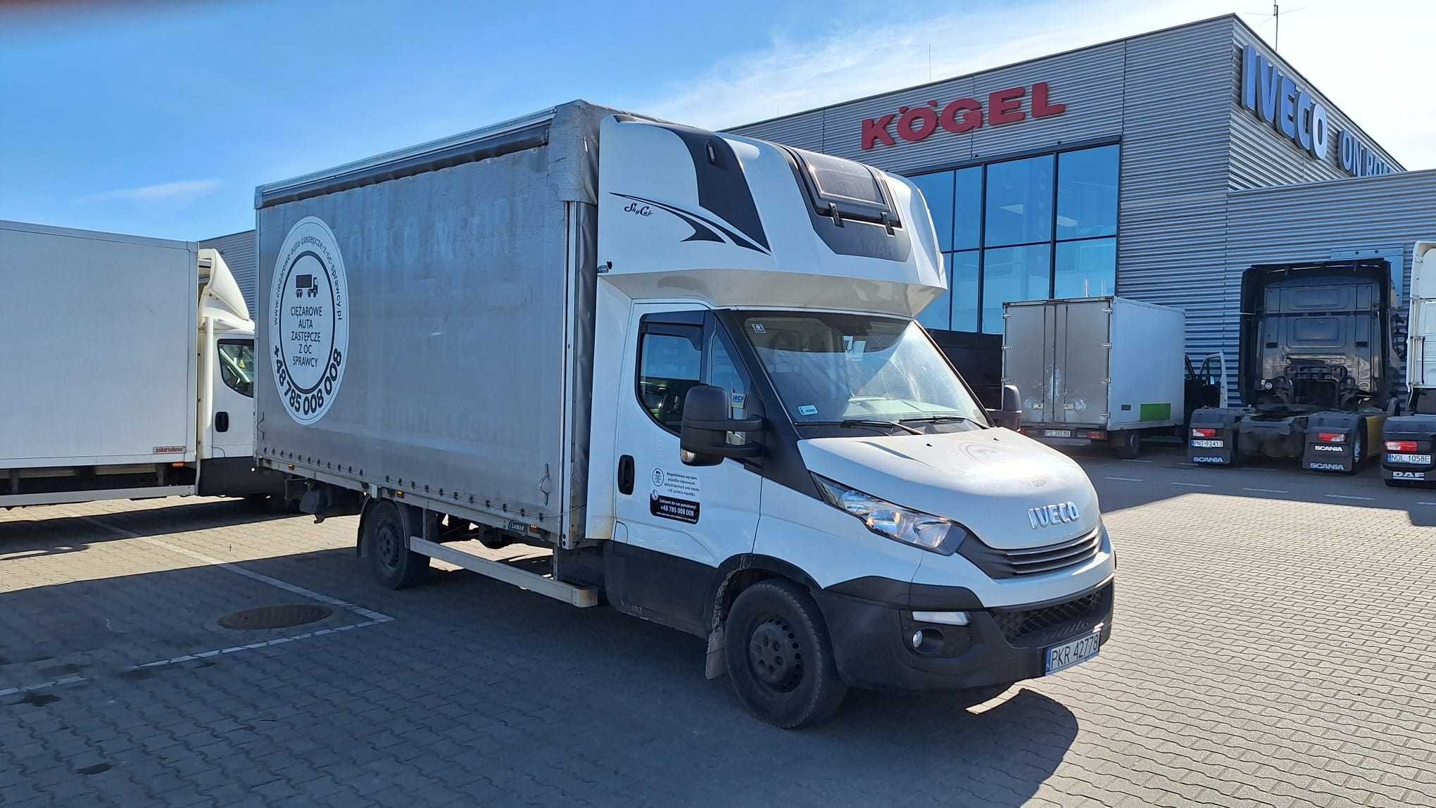 Bezgotówkowy wynajem z OC sprawcy - Iveco Daily Plandeka 10EP Automat