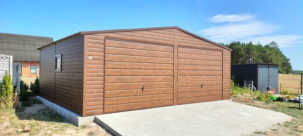 Garaż Blaszany Drewnopodobny PREMIUM PRODUCENT!!!