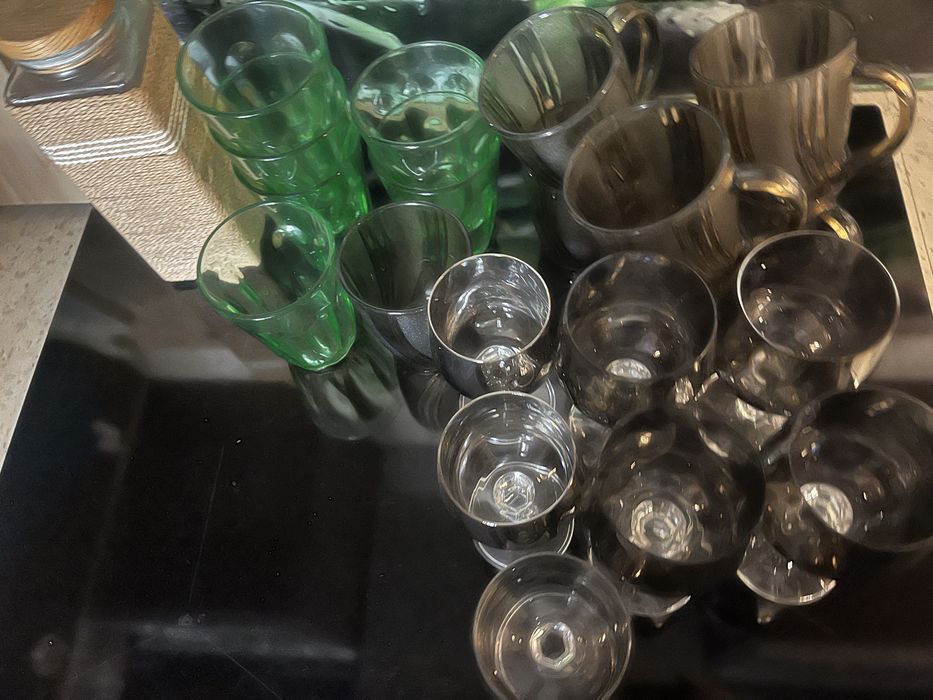 Oddam w dobrej cenie Szkło do oddania kieliszki szklanki  flaczarki