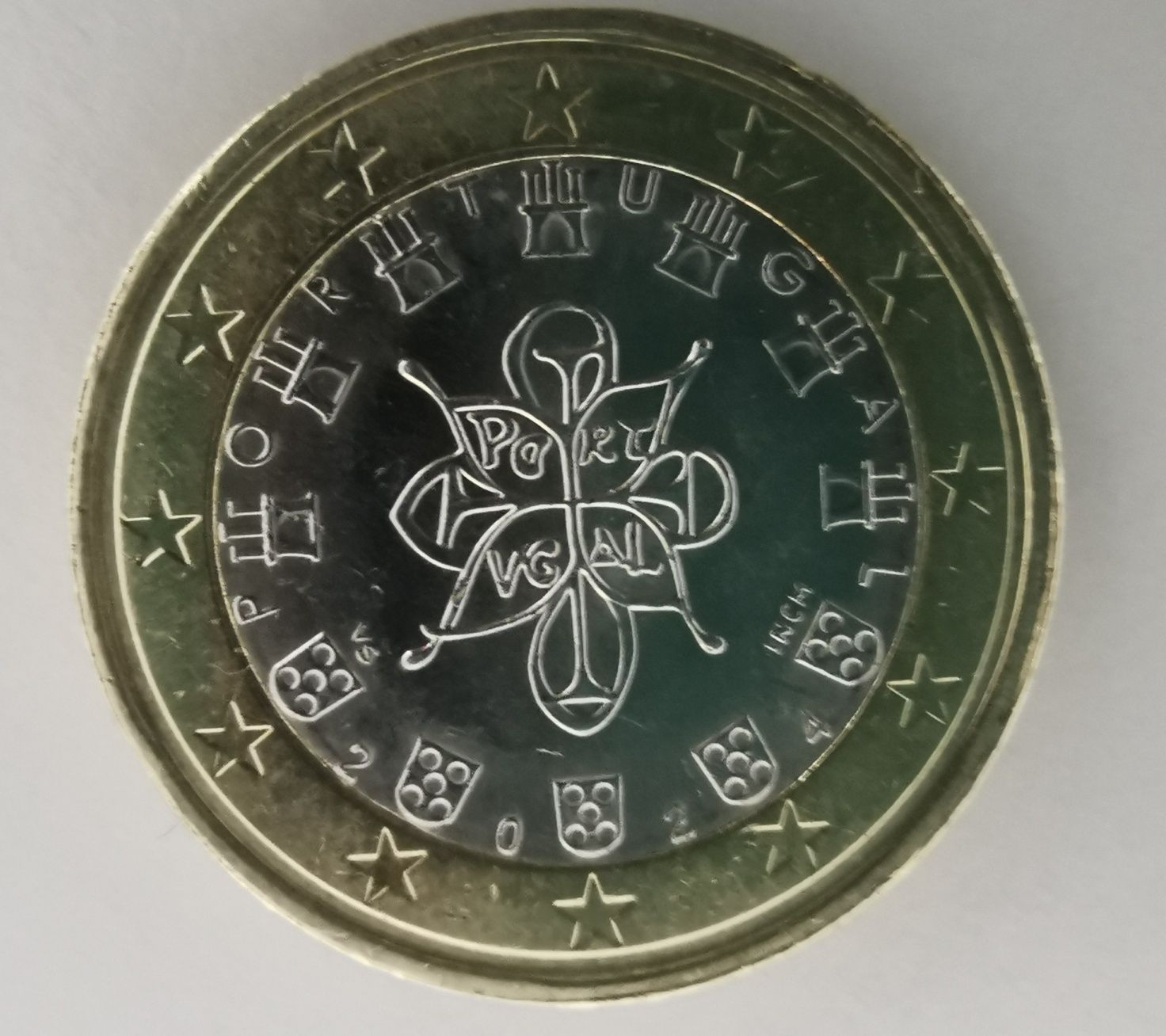 Moeda de 1 euro 2024 Portugal