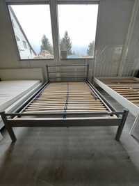 Metalowe łóżko sypialniane 140x200 cm stelaż dowóz