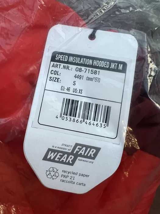 Męska kurtka Dynafit SPEED INSULATION HOODED JKT M. Rozmiar S.