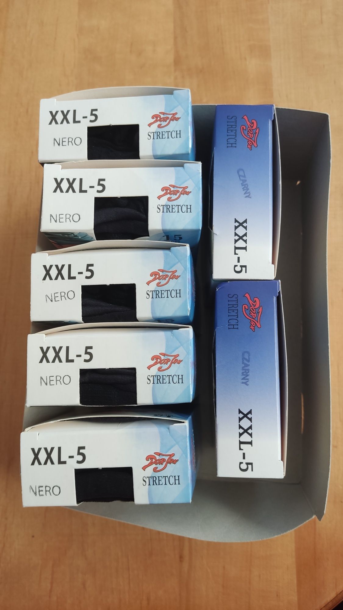 Rajstopy stretch czarne XXL-5