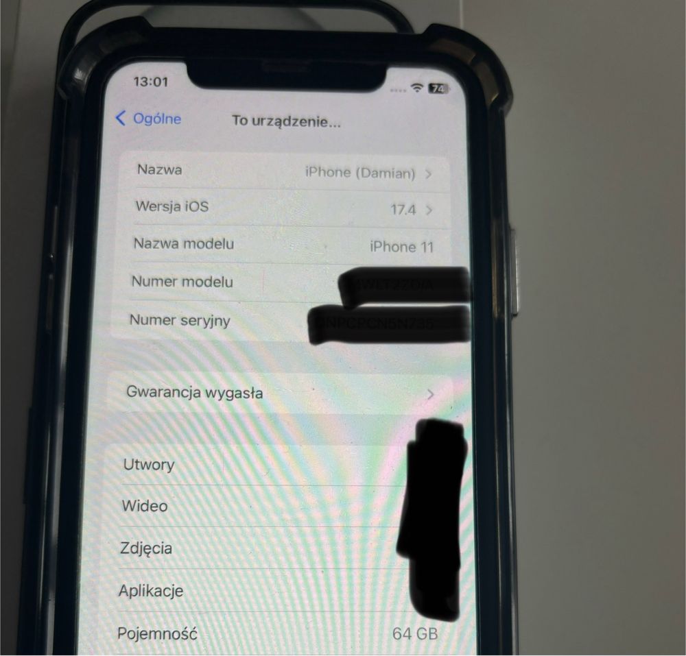 Iphone 11 64Gb + case