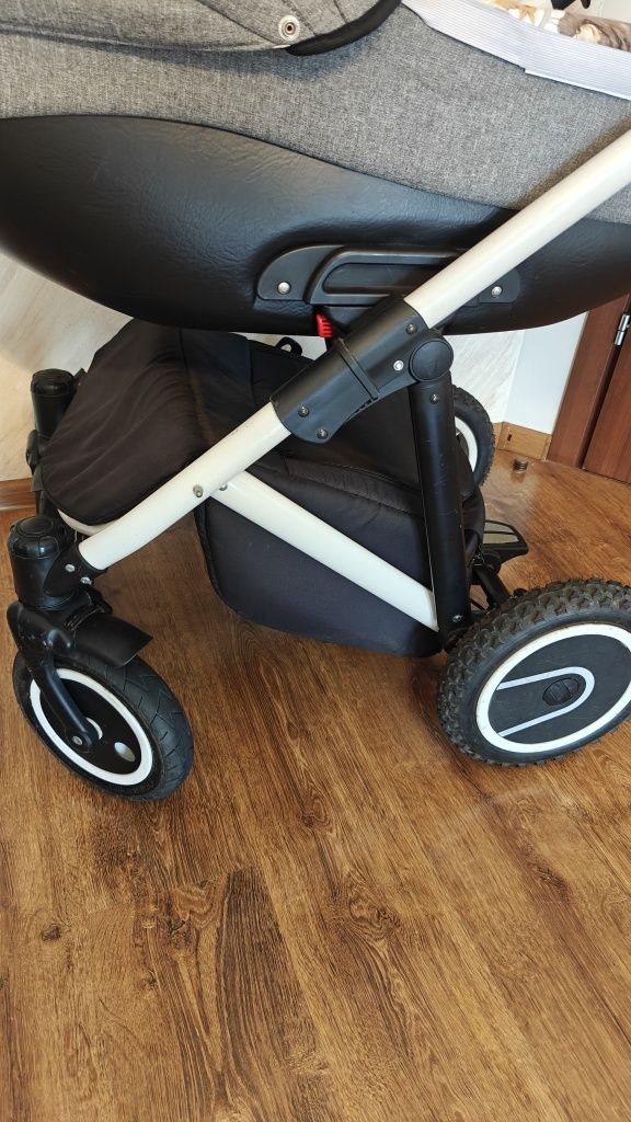 Wózek gondola - spacerówka Bexa Linę + torba + adaptery Cybex