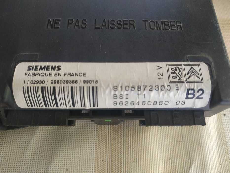 Блок предохранителей BSI PEUGEOT CITROEN