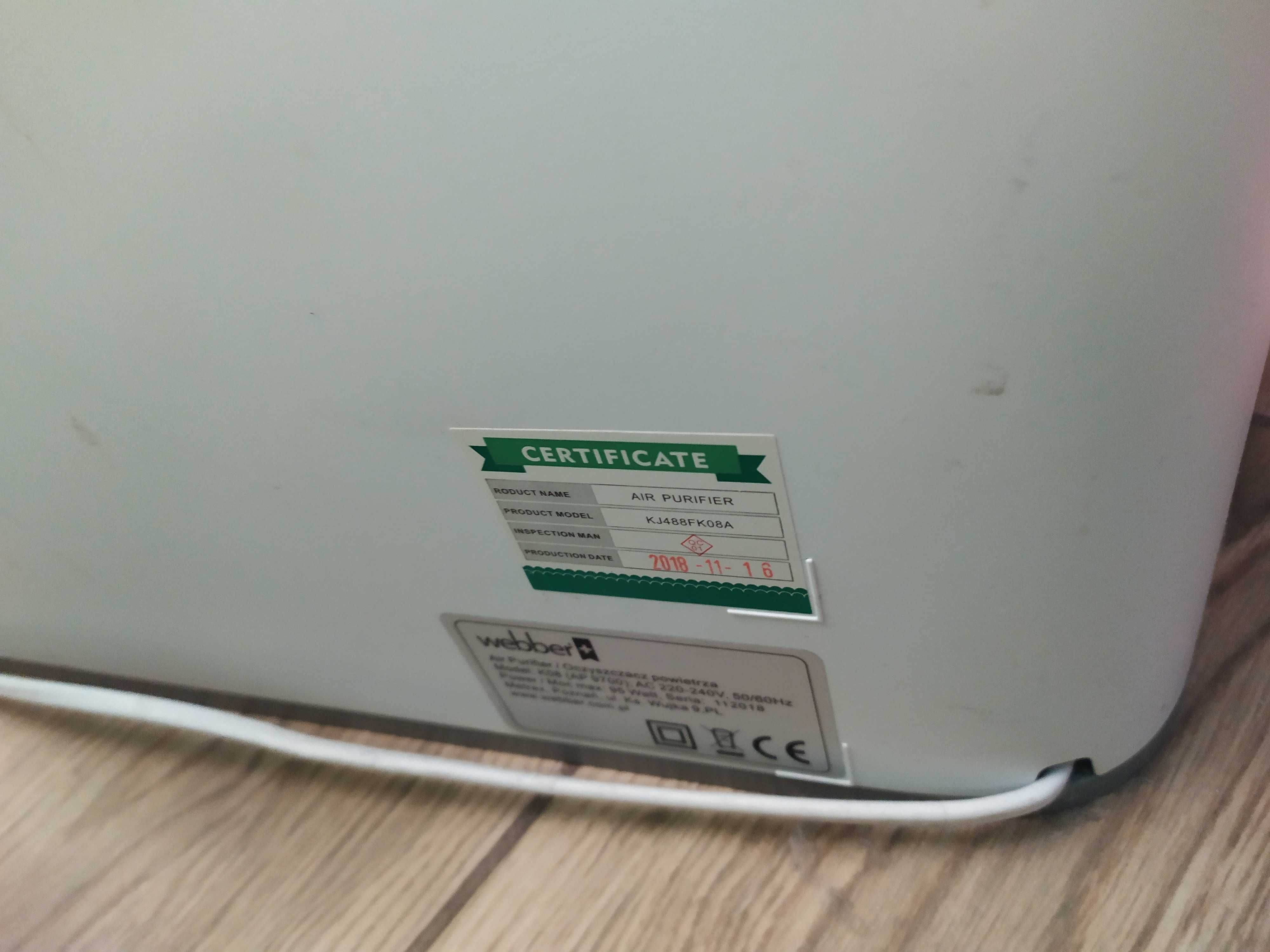 Oczyszczacz powietrza WEBBER AP 9700 65m2 HEPA H13