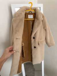Шубка пальто куртка дублянка демісезон zara mango на дівчинку 7 років