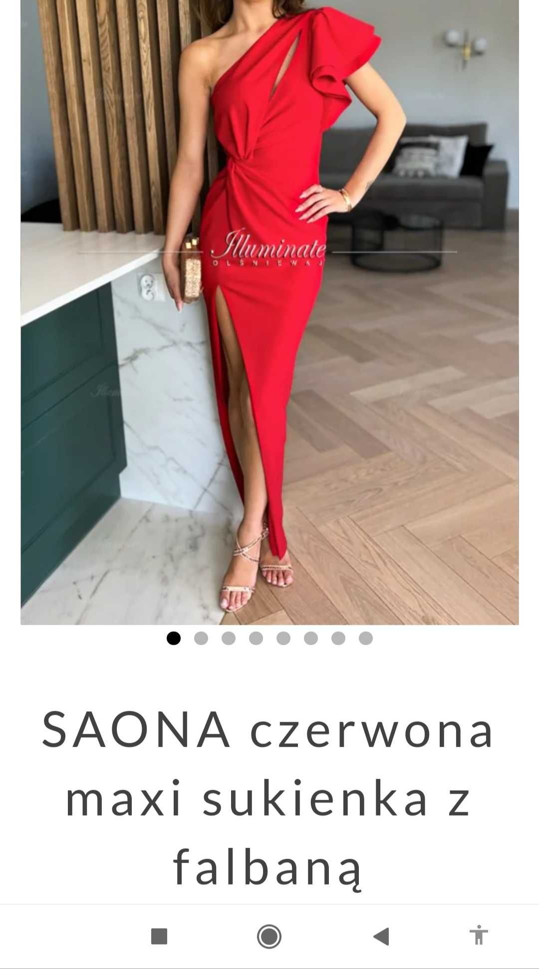 Sukienka Soana M czerwona