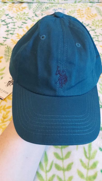 U.S. Polo Assn. Czapka z daszkiem damska NOWA turkusowa