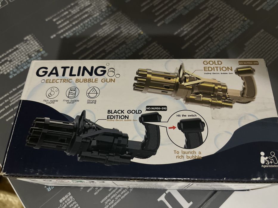 Пістолет-генератор мильних бульбашок №W32