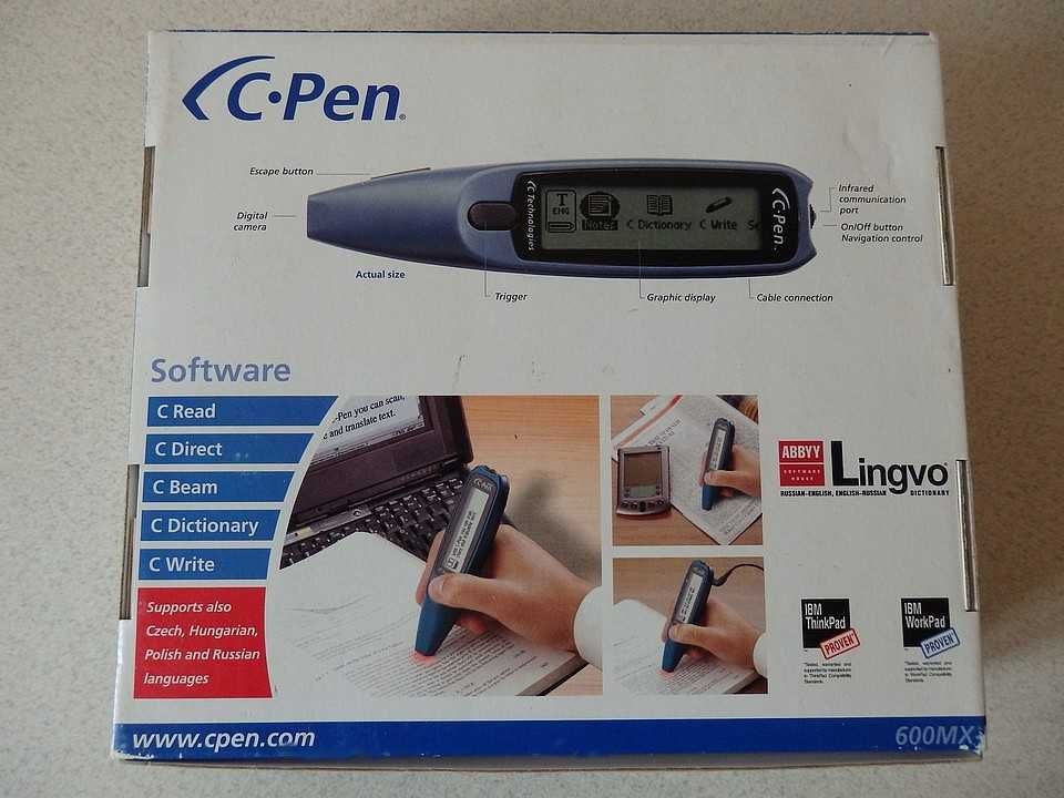 C-Pen 600 MX, bezprzewodowy skaner ręczny / translator.
