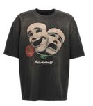 Футболка Amiri (L) Theatre Masks Oversized T-shirt (Y2K, Streetwear)