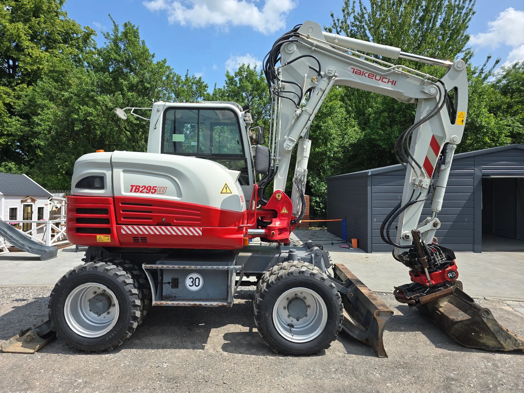 Takeuchi TB 295W Roto+Szczypce  Koparka kołowa 11 ton. Super stan. Igła! Rototilt+szczypce