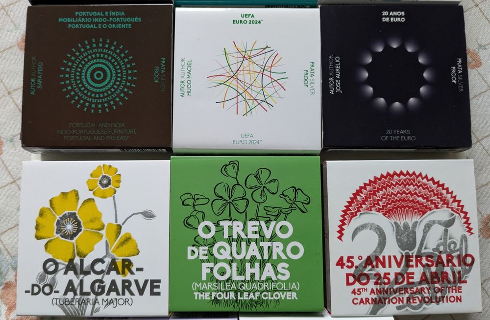 Moedas Proof disponíveis