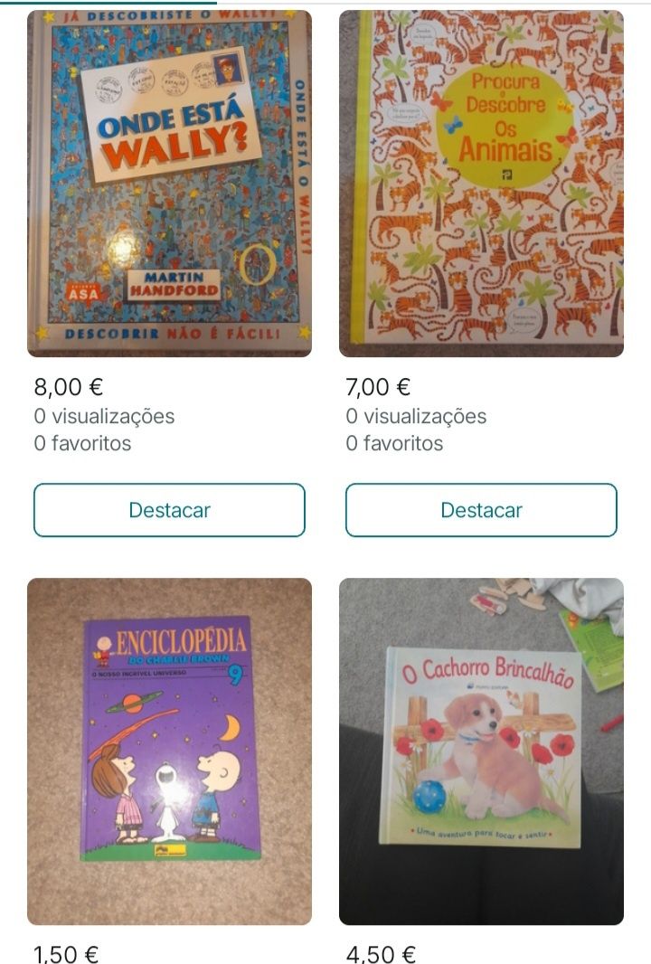 Livros infantis/ crianças