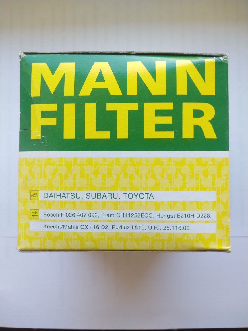 Масляный фильтр Toyota, MANN-FILTER HU 6006 z