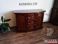 Śliczna Stylowa Komoda 120 Orzech 22 68 od Bekas Producent Mebli