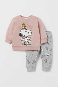 Dres dziewczęcy z pieskiem SNOOPY rozm 104 H&M