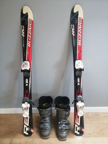 Narty Blizzard 110 cm z butami Nordica