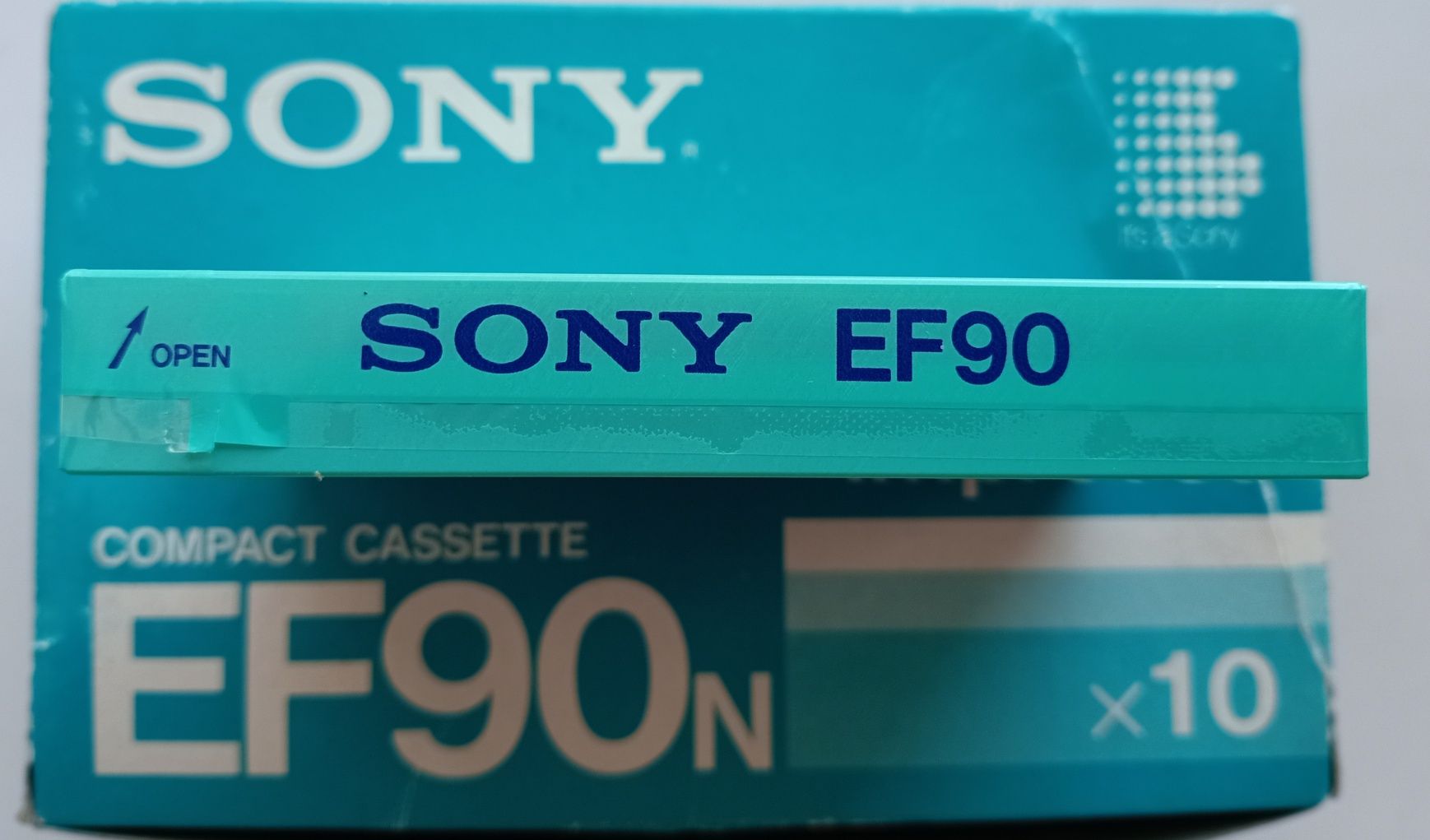 Винтажная японская кассета SONY EF90 Новая в идеале
