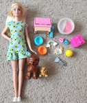 Zestaw urodzinowy Barbie z pieskami