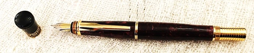 Fountain pen with unusual styles and mint condition