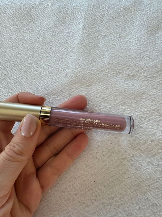 Рідка прозора матова помада для губ Stila Sheer Liquid Lipstick PATINA