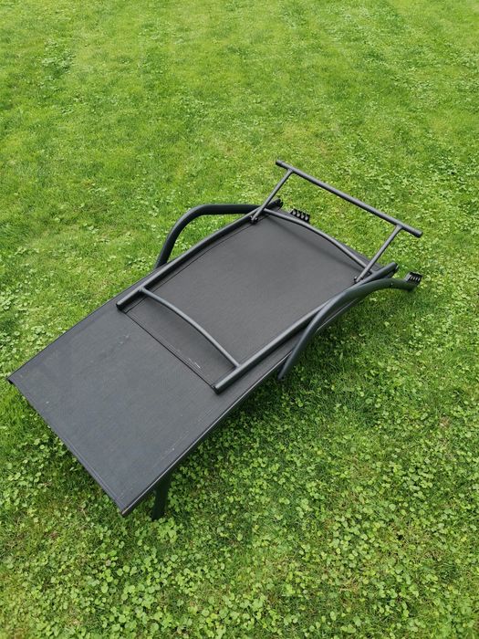 Leżak NORDSTRAND S59xD191 czarny