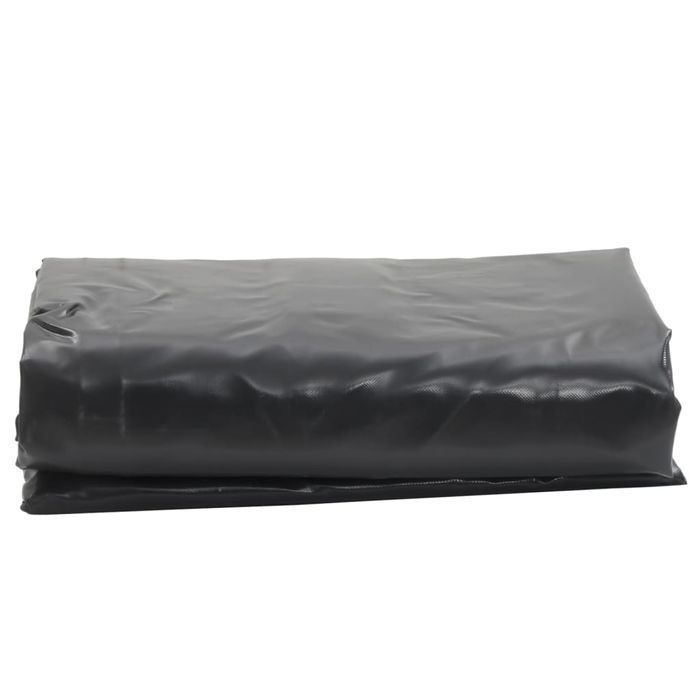 vidaXL Plandeka, antracytowa, 4x4 m, 650 g/m²