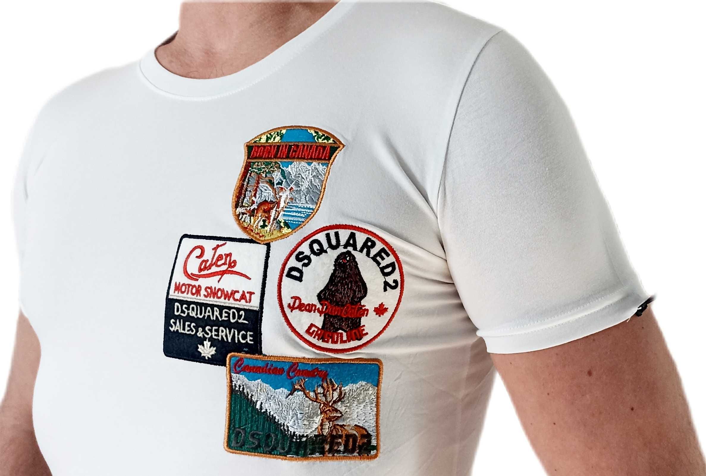 Dsquared2 Icon T-shirt koszulka biała r.S,M,L,XL,XXL
