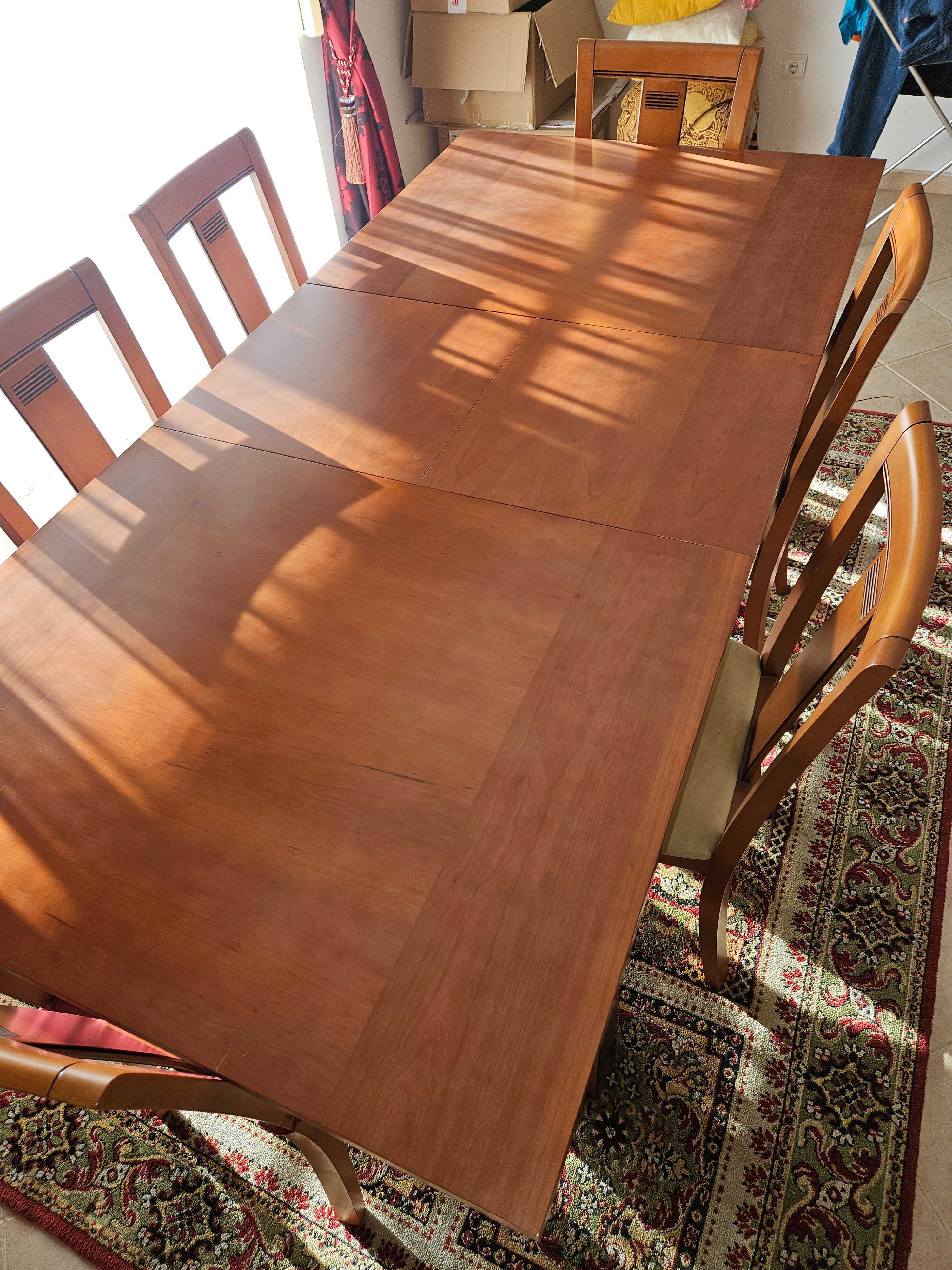 Mesa sala jantar extensível
