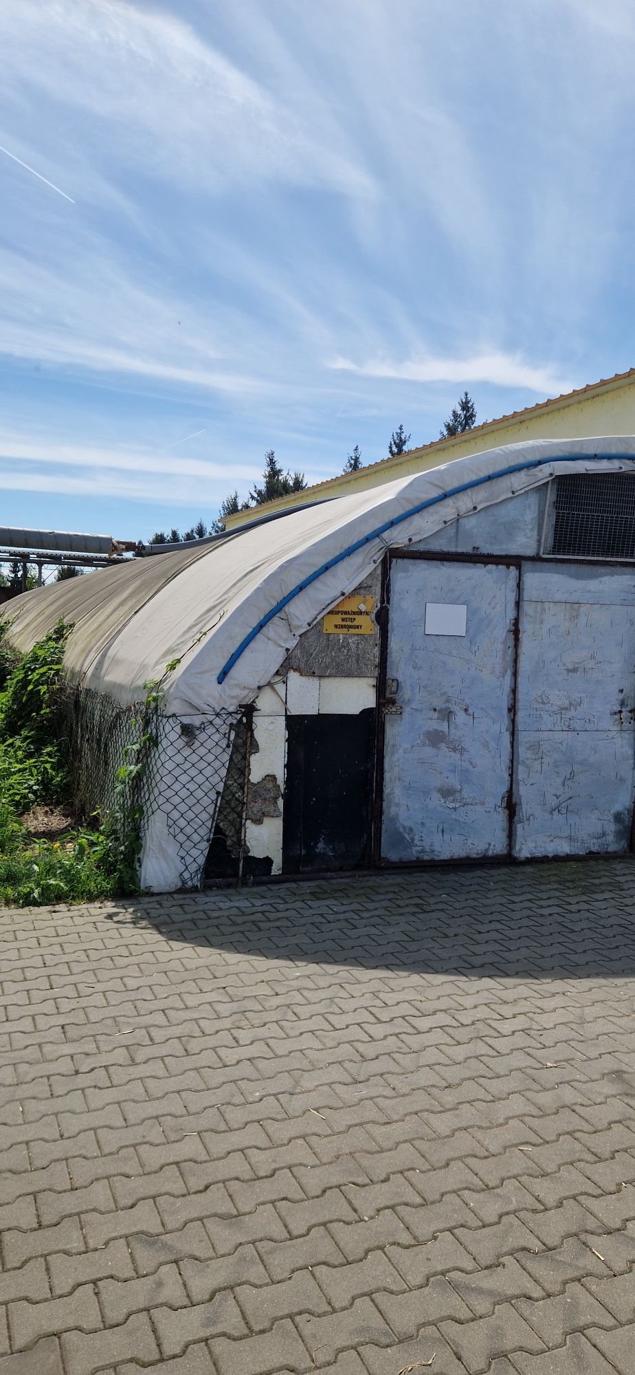 Odchowalnia Drobiu Tunel Magazyn słomy siana
