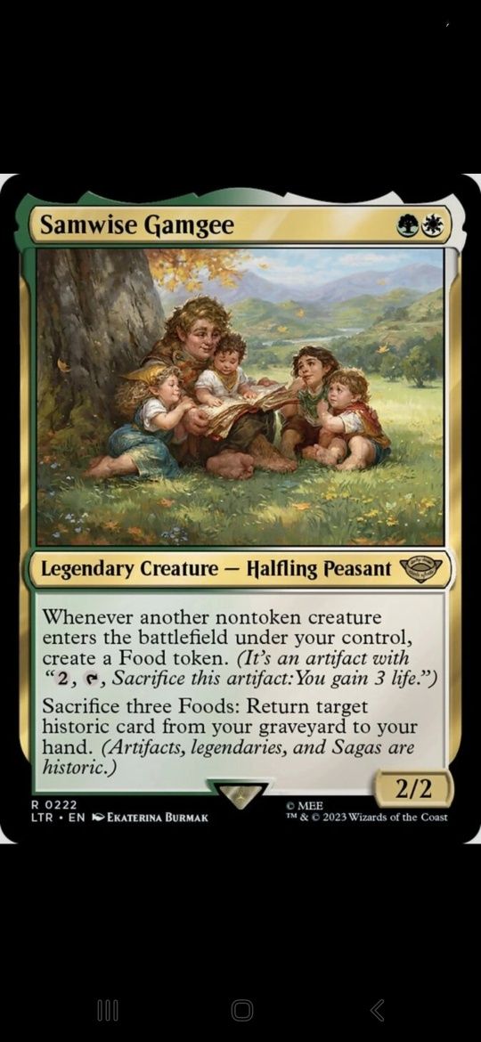 Karta Magic the Gathering: Samwise Gamgee