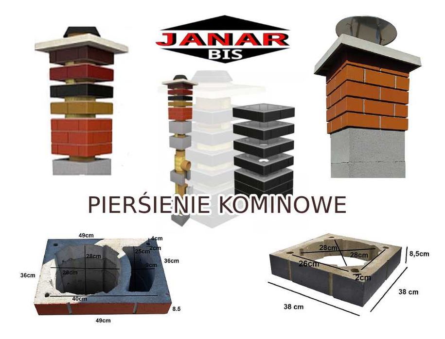 Komin systemowy ceramiczny Janar  Uniwersal K 7M