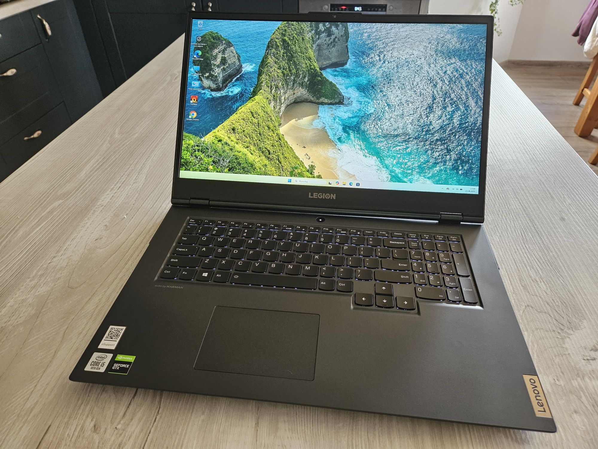 Laptop gamingowy Lenovo 17IMH05 /i5-10300H/GTX 1650Ti/32GB/FHD IPS 17"