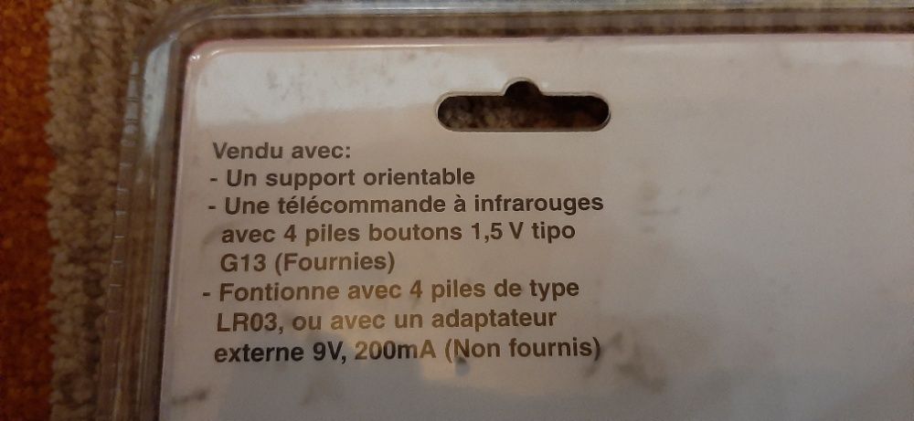 Alarme e sensor de movimentos com comando