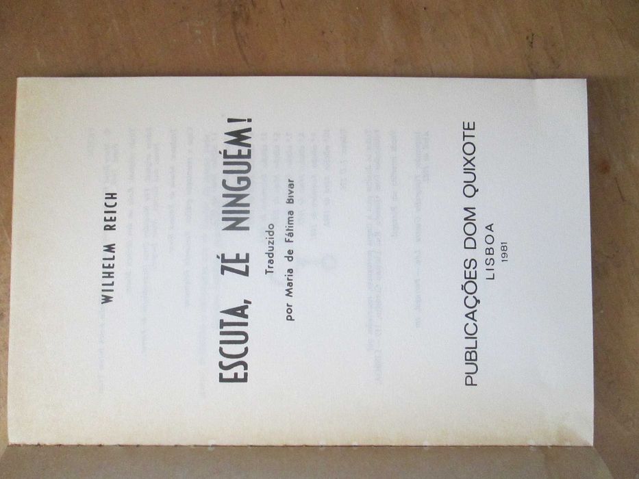 Escuta, Zé Ninguém!, de Wilhelm Reich