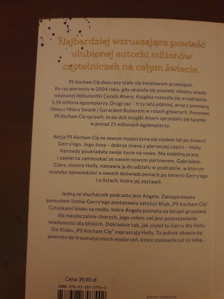 Ps Kocham cię na zawsze