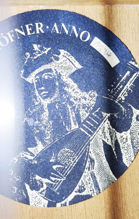 Guitarra clássica viola Hofner Vintage 1974