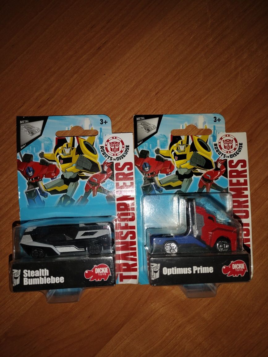 Металеві моделі машинки Dickie Toys Robots in disguise Transformers