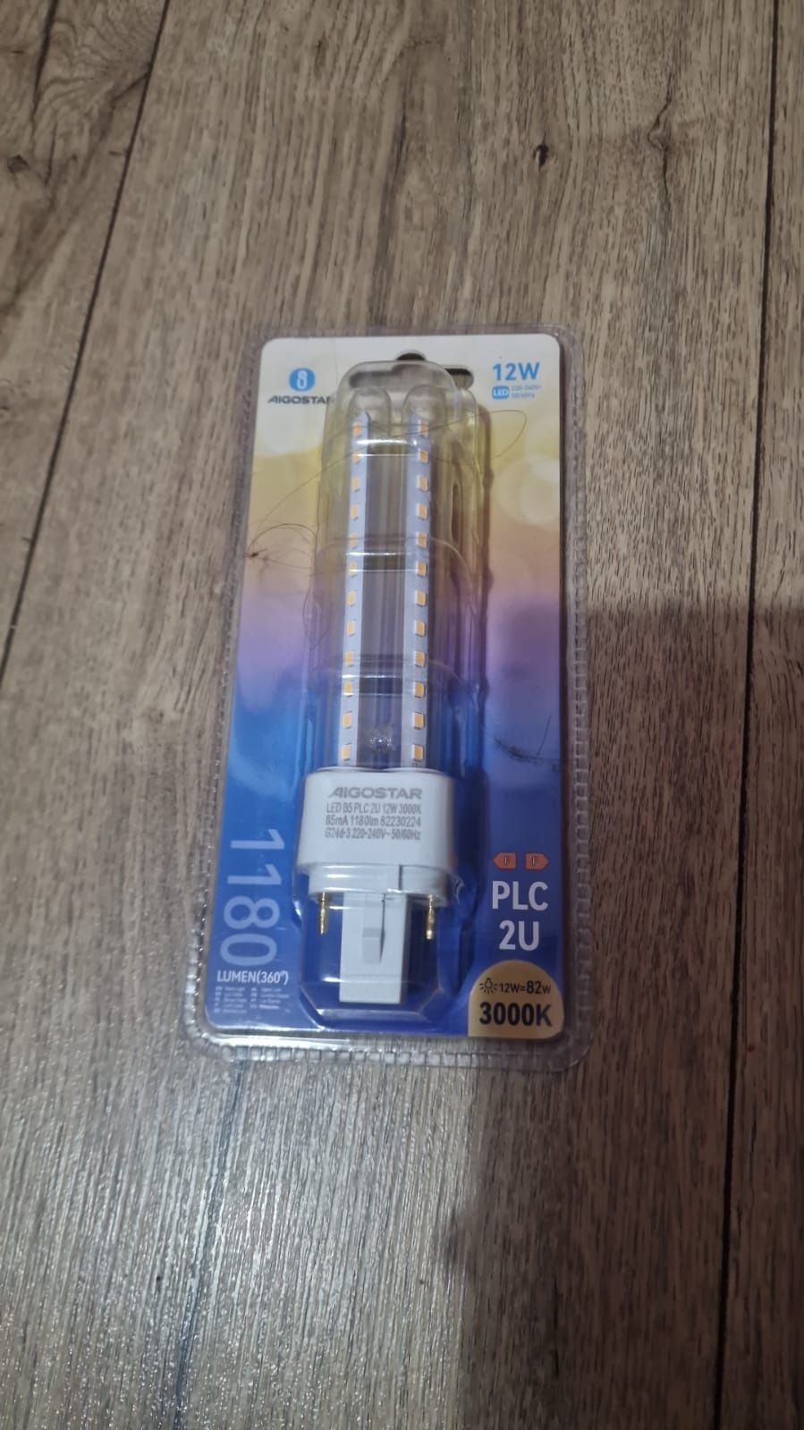 LED Zarówka G24D 3/12w/230v 3000 K
3/12W/230V 3000K-Aigostar
3/12W/23