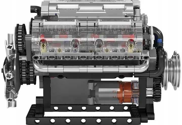 Конструктор бензиновий двигун V8 ENGINE Mould King 10088s, 535 деталей