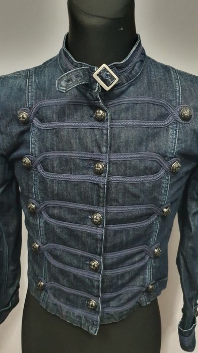 700 zł w salonie RICH & ROYAL r. M/L katana jeansowa damska super stan