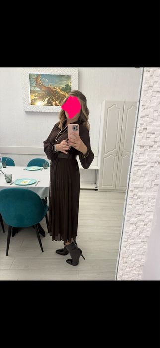 Продам сукня Зара шоколад довга