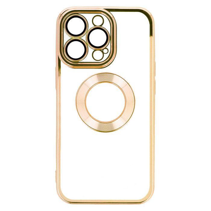Beauty Clear Case Do Iphone 13 Pro Złoty
