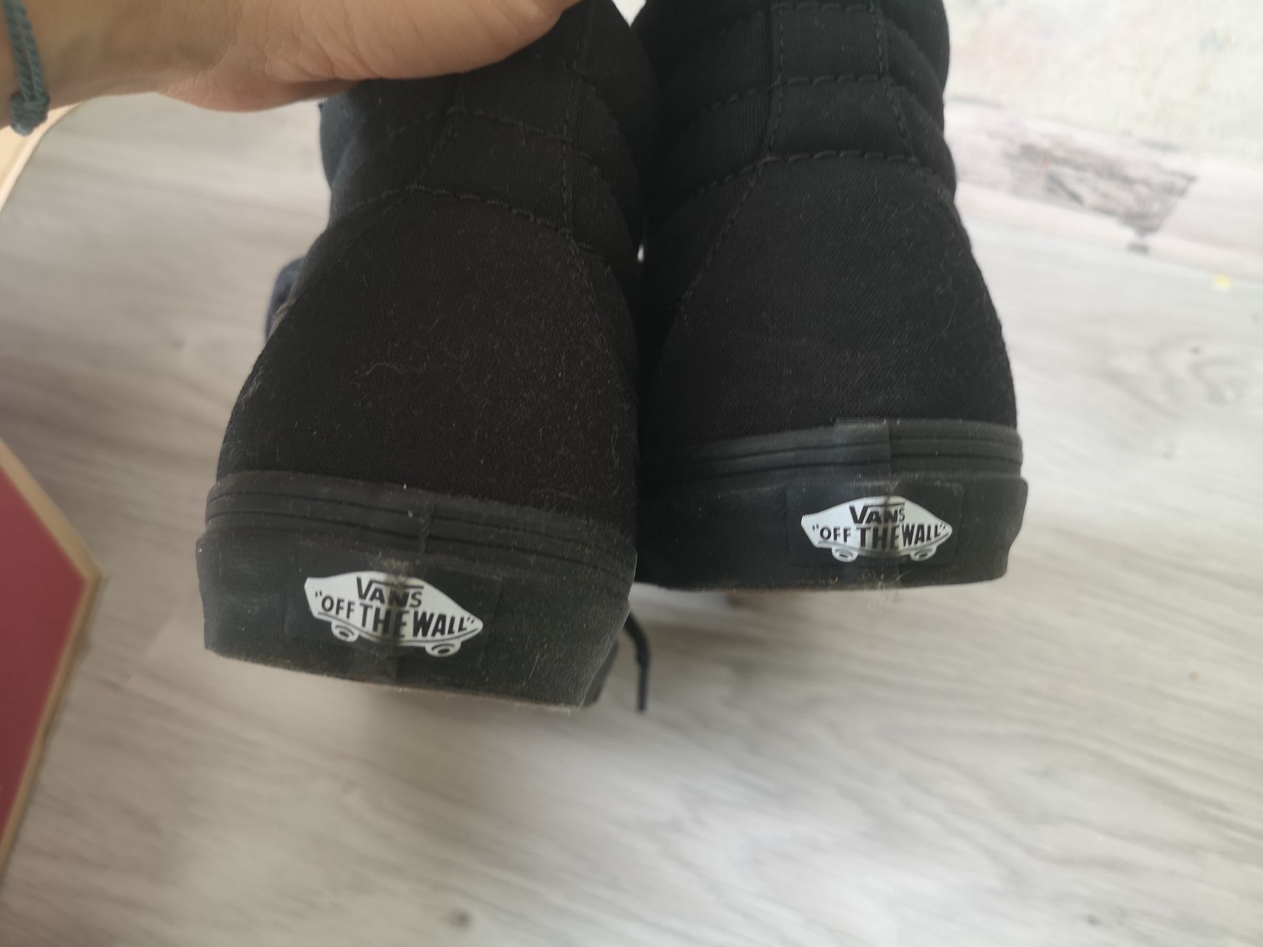 Vans ski8 HI czarne black tenisówki nowe r. 37 classic basic skate