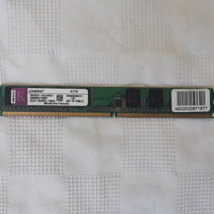 Пам'ять Kingston 1 GB DDR2 800 MHz (KVR800D2N6/1G)